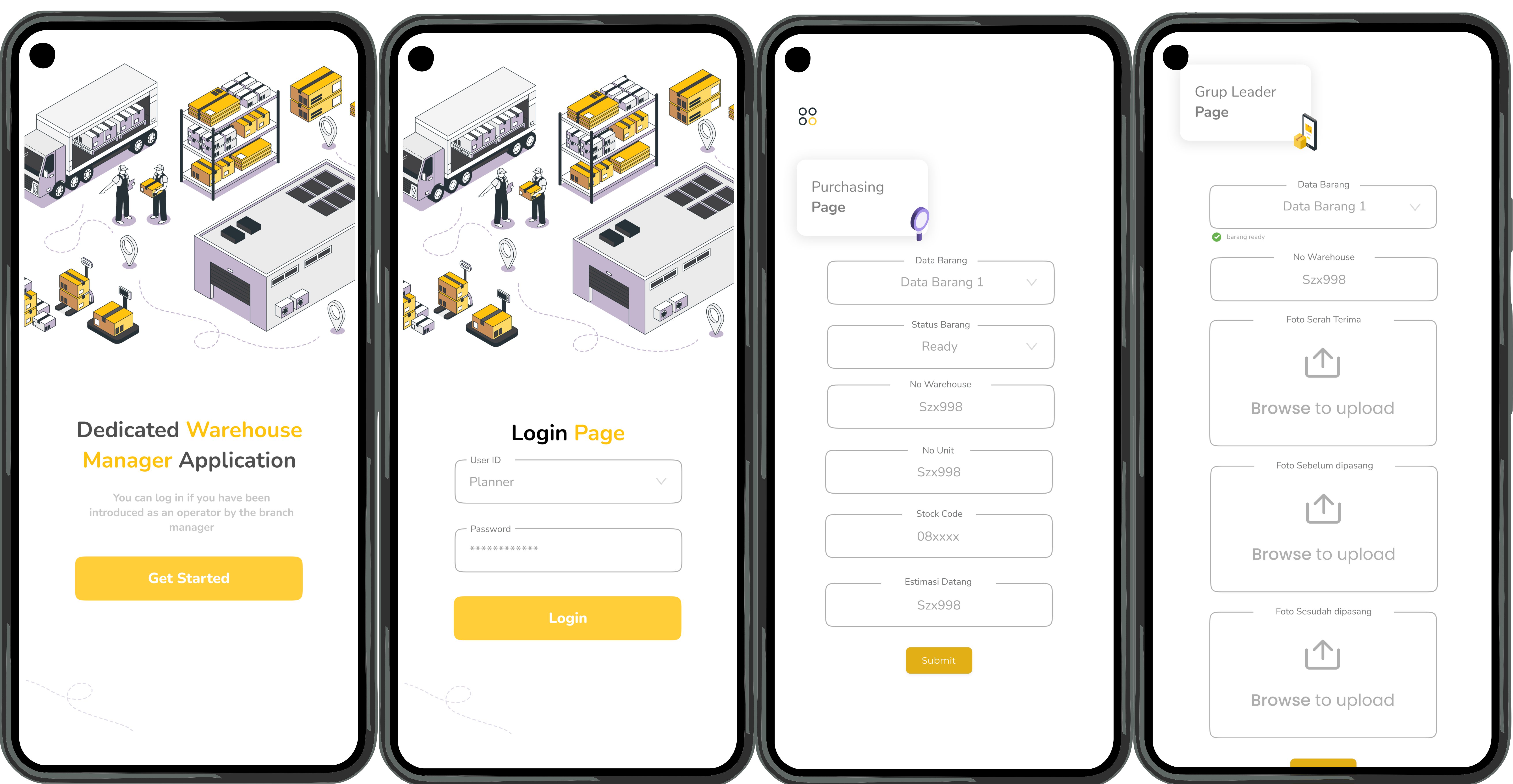 Warehouse Management Mobile App